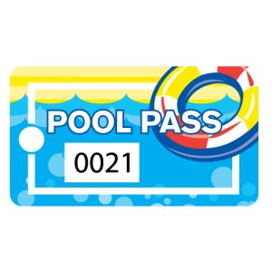 Pool Pass - Life Ring - Rectangular
