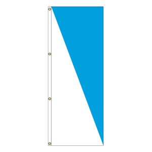 Vertical Flag -  White, Blue Diagonal