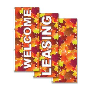 Vertical Flags - Fall Letters