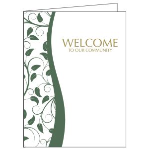 Welcome Folder - Vines on White 