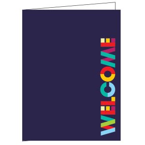 Welcome Folder - Bright Letters