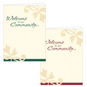 Welcome Folders - Decorative Scroll