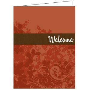 Welcome Folders - Floral Embellishments