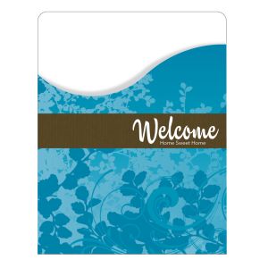 Welcome Folder Sleeve - Floral Embellishments