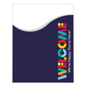 Welcome Folder Sleeve - Bright Letters