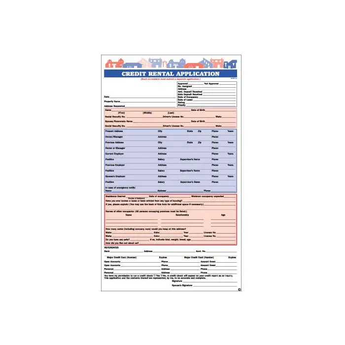Bilingual Credit Application