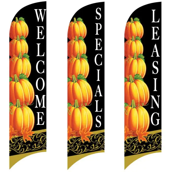 Wave Flags - Fancy Pumpkin