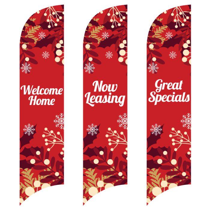 Wave Flags - Holiday Foliage 