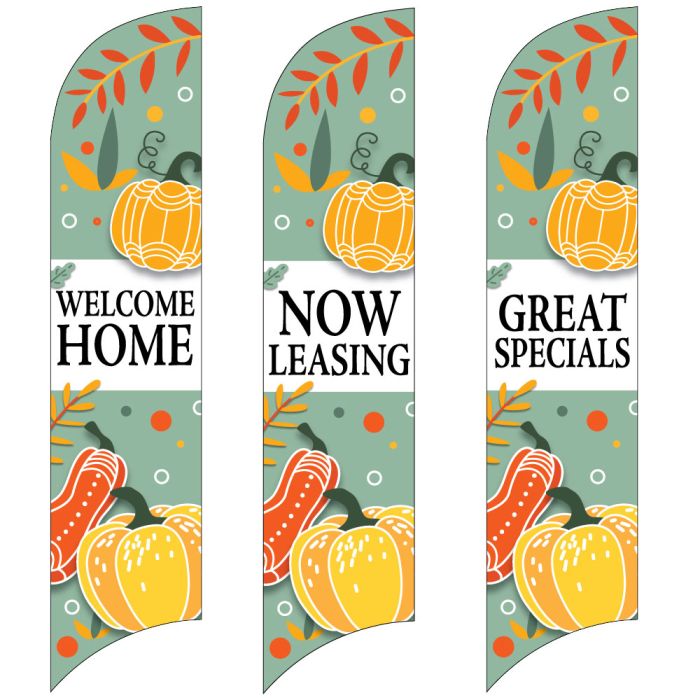 Wave Flags - Fall Garden