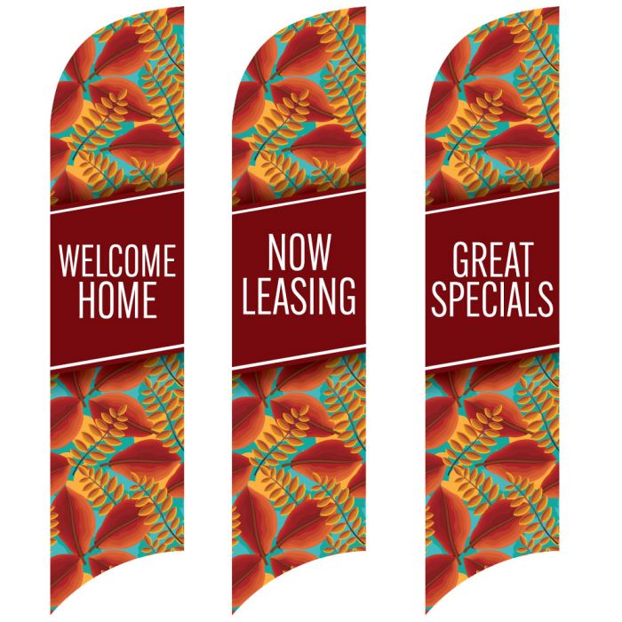 Wave Flags - Designer Autumn