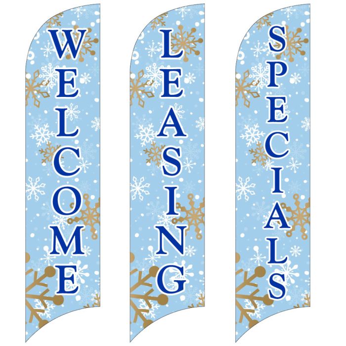 Wave Flags - Winter Celebration

