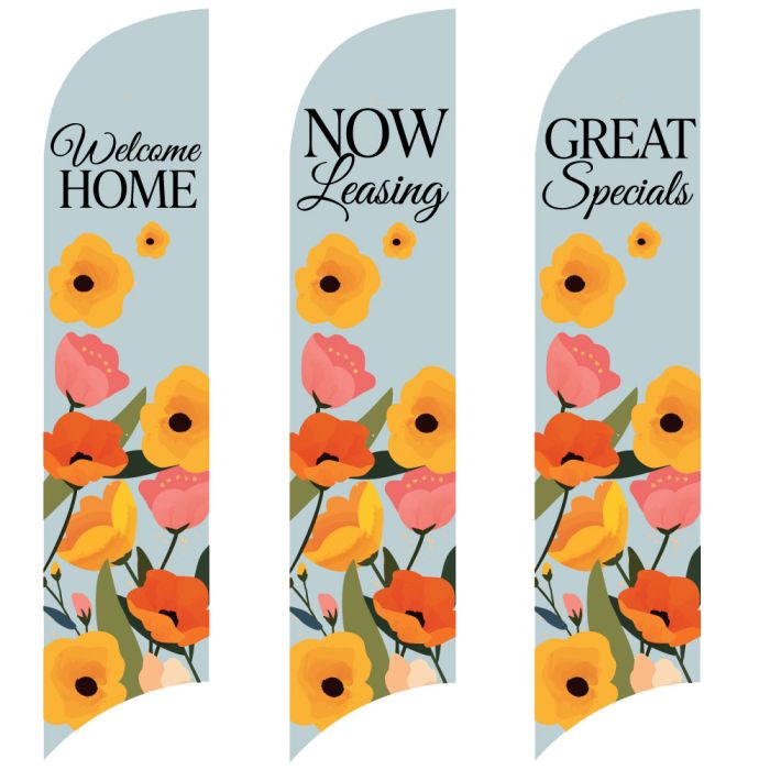 Wave Flags - Pastel Posy