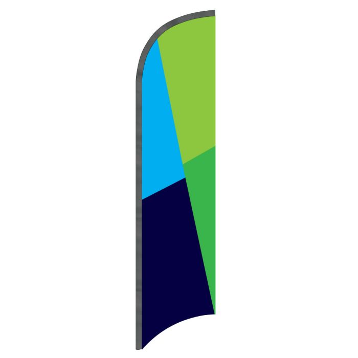 Wave Flag - Blues and Greens