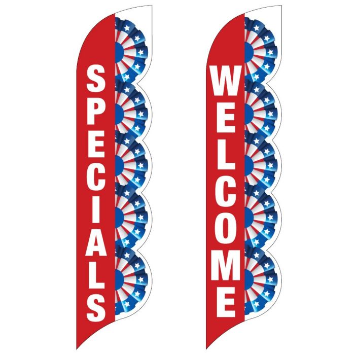 3D Wave Flags - Patriotic Fan