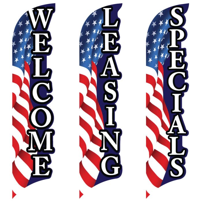 3D Wave Flags - Star Spangled