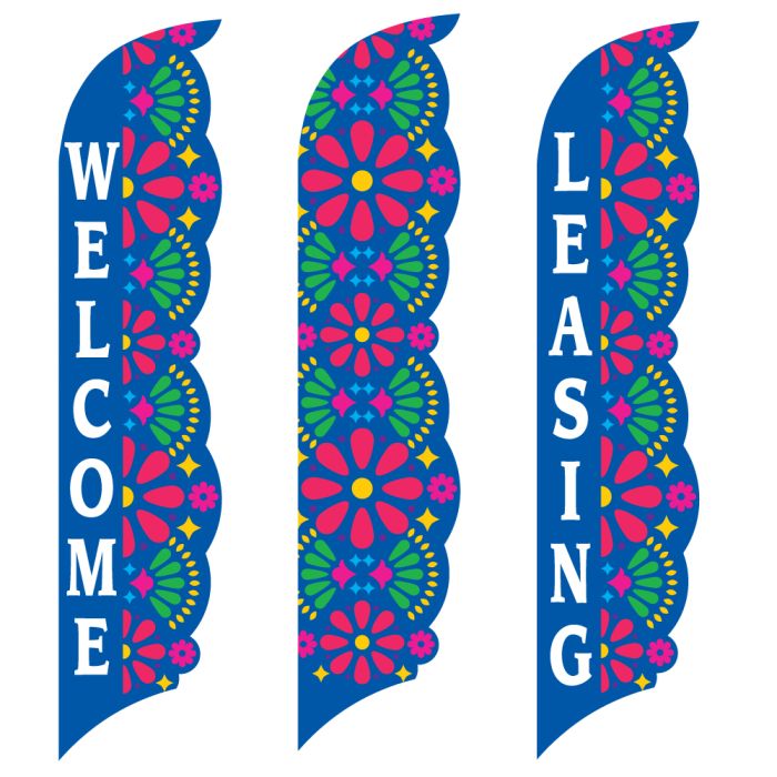Spring into leasing with 3D Seasonal Wave Flags!