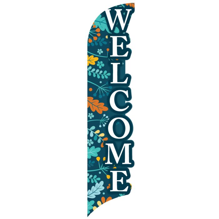 3D Wave Flags - Happy Autumn - Welcome