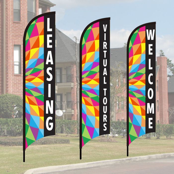 Wave Flag Kits - Sun Burst