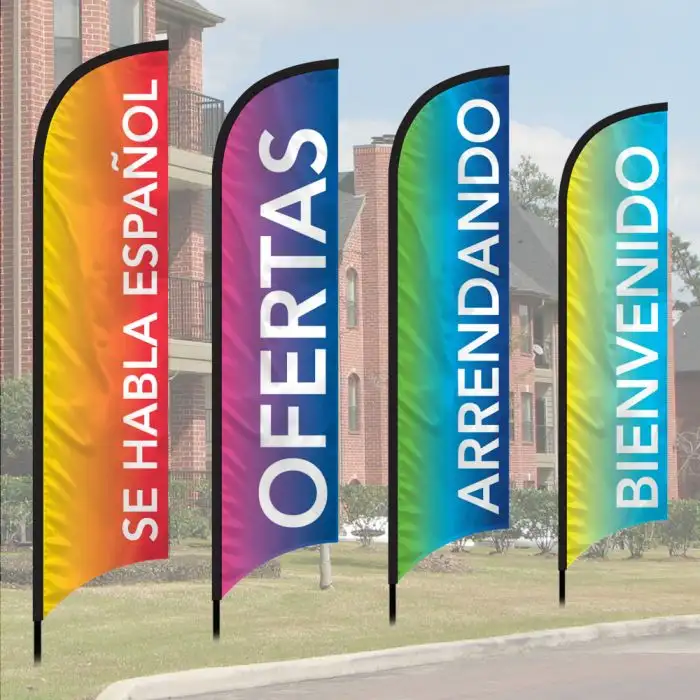 Wave Flag Kits - Spanish - Brights