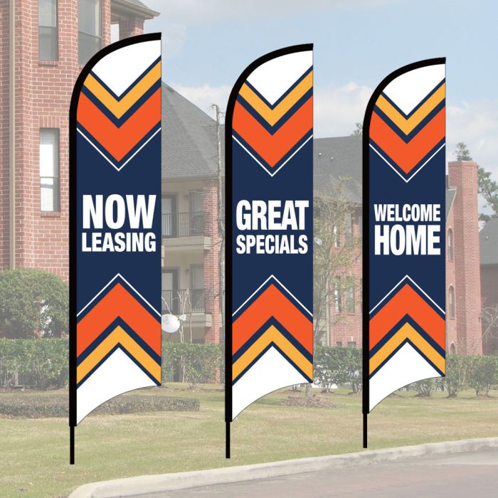Wave Flag Kits - Chevron