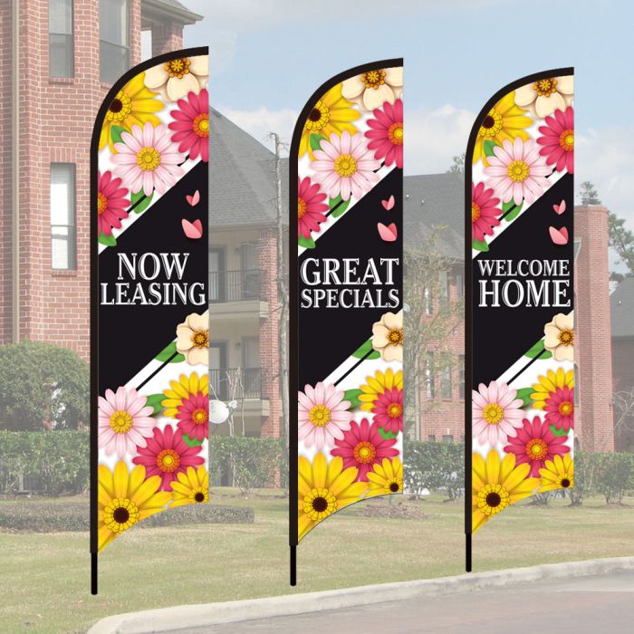 Wave Flag Kits - Flower Delight