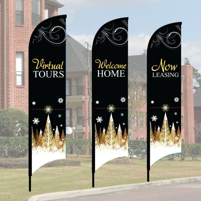 Wave Flag Kits - Golden Trees