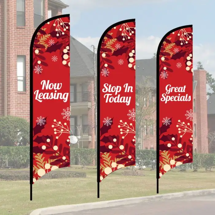 Wave Flag Kits - Holiday Foliage 