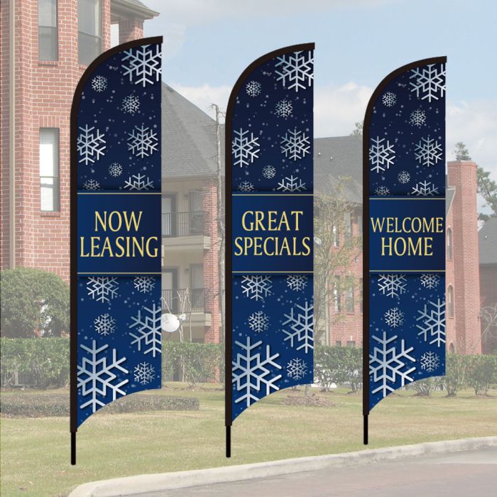 Wave Flag Kits - Stylish Winter
