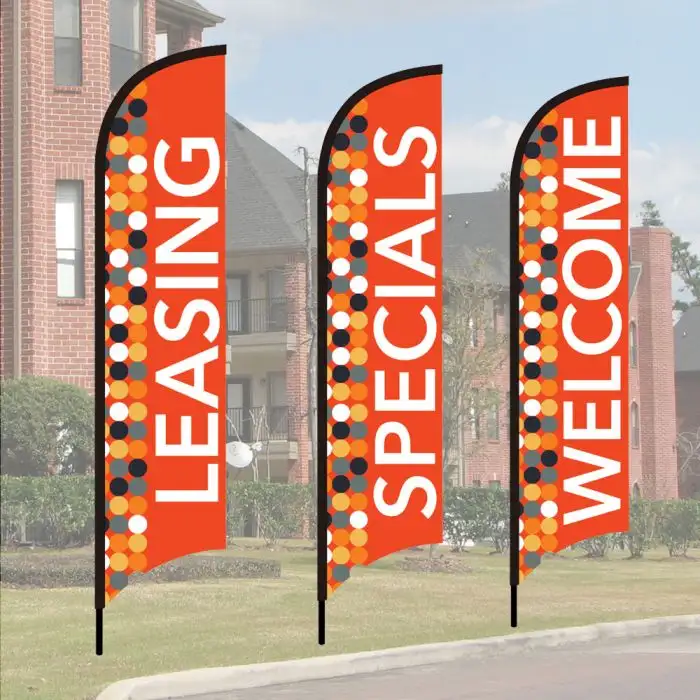 Wave Flag Kits - Fall Color Dots