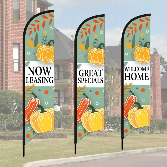 Wave Flag Kits - Fall Garden