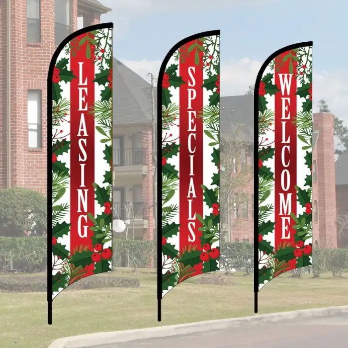 Holiday Wave Flag Kits - Holiday Garland