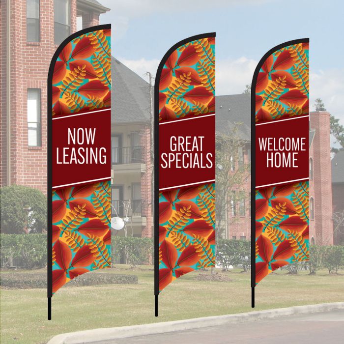Wave Flag Kits - Designer Autumn
