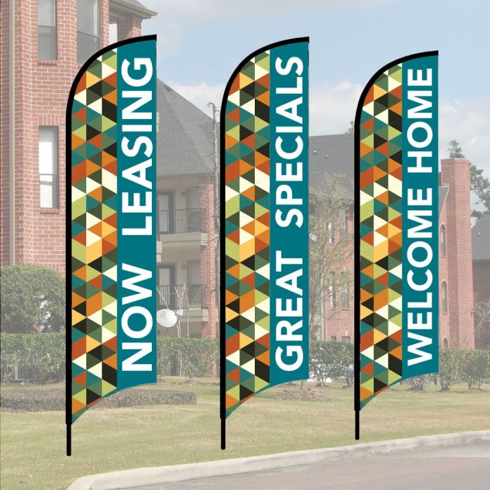 Wave Flag Kits - Geometric Fall