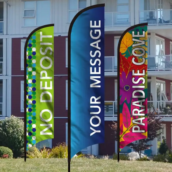 Semi-Custom Side Message Wave Flag Kit