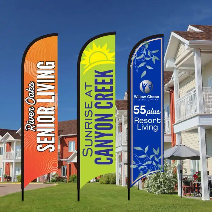 Senior Living Custom Wave Flag Kit
