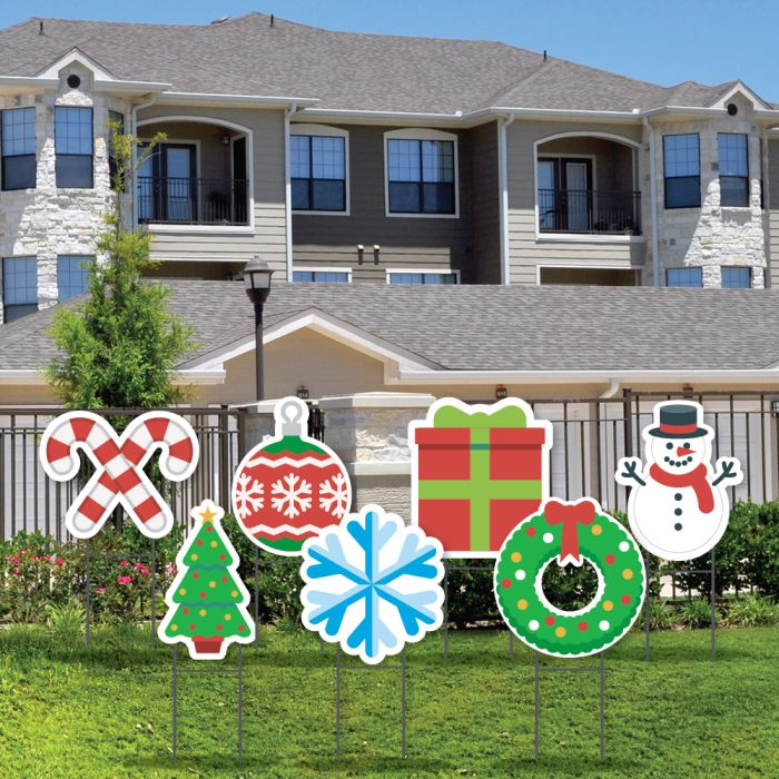 Lawn Letters - Winter Icons