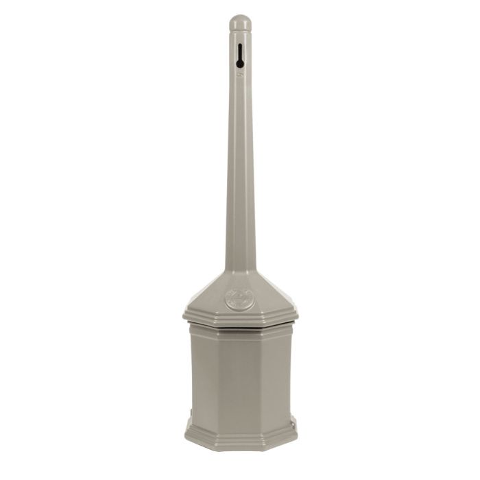 Cigarette Receptacles - Smoker Waste Receptacle - Beige