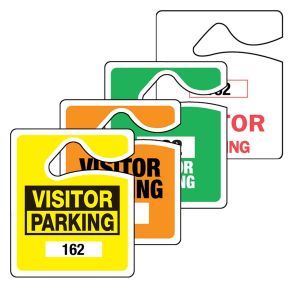 Small Parking Hang Tag - Visitor 
