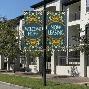 Pole Banners - Evening Glow