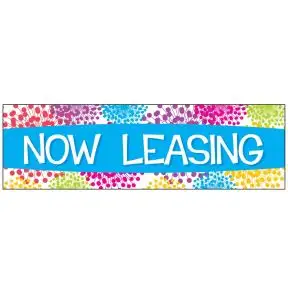 Banners - Colorful Blooms Blue