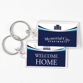 Custom Acrylic Key Tags - Rectangle