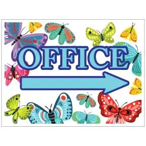 Bandit Signs - Colorful Butterfly 