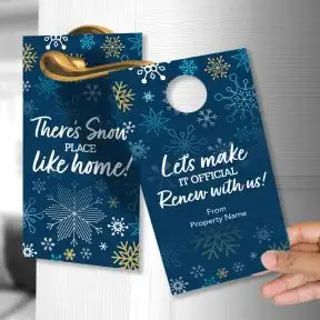 Renewal Door Hangers -  Winter Snowflakes