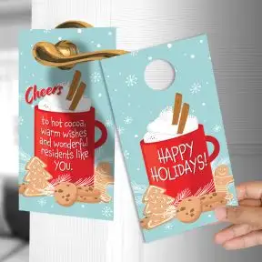 Holiday Door Hanger - Cocoas Cheers