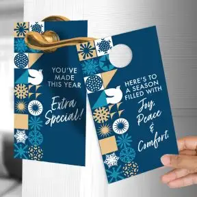 Holiday Door Hanger - Holiday Abstract