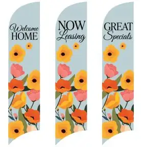 Wave Flags - Pastel Posy