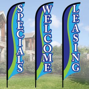 3D Wave Flag Kits - Ocean Wave