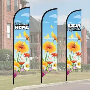 Wave Flag Kits - Colorful Spring