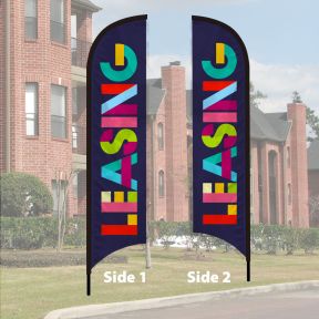 Wave Flag Kits - Bright Letters