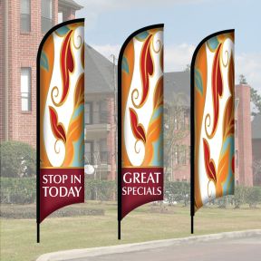 Wave Flag Kits - Leaf Decor